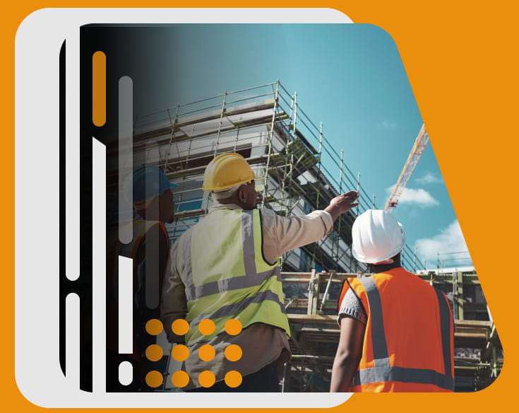 Major Housing Association team on a construction site